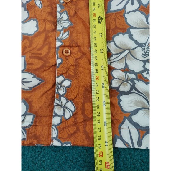 Enesko Jeans Floral Artwork Button Up Shirt Medium L - Picture 6 of 8